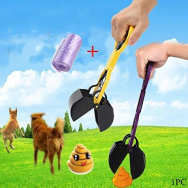 Evcil Hayvan Dışkı Toplama Aparatı - Yaylı Sistem - Pratik ve Hijyenik