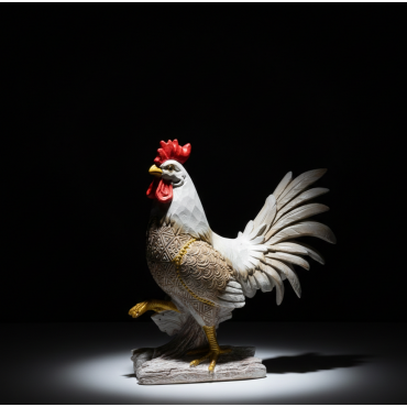 Özel Tasarım Polyester Horoz Figürü 