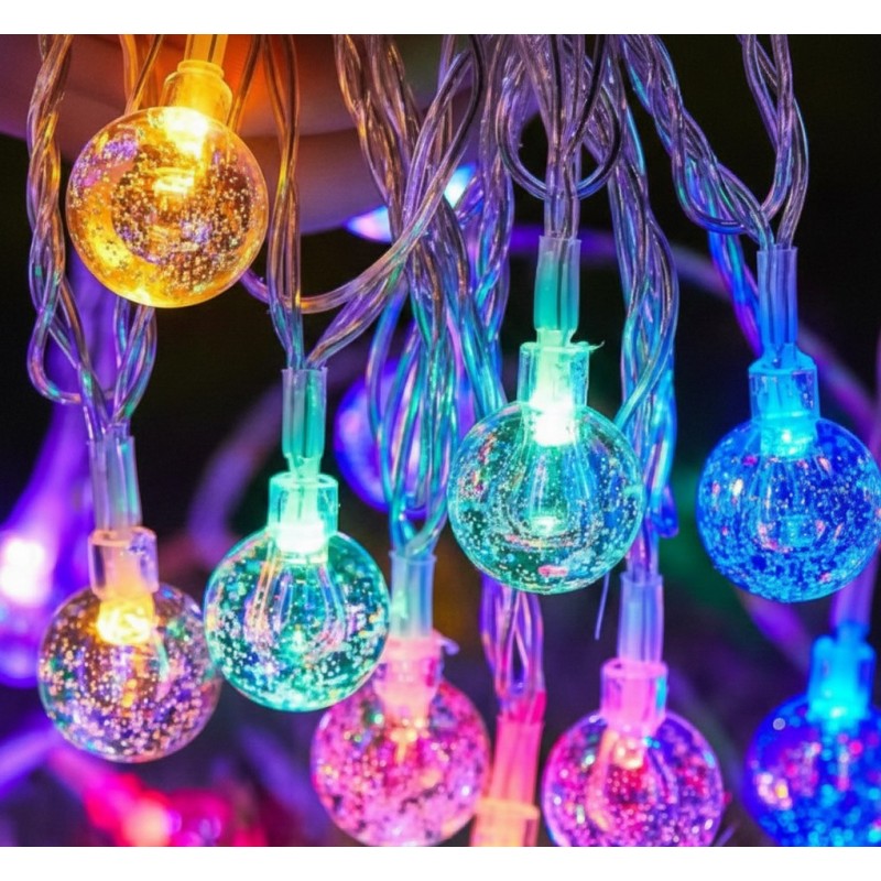 Kristal Top Gün Işığı Dekoratif Işık 5 Metre 28 LED 