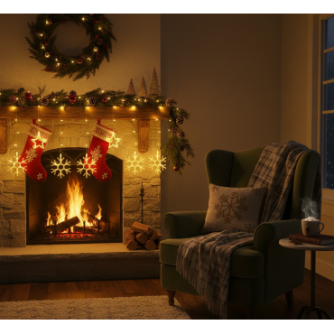 Kar Tanesi Perde Led 