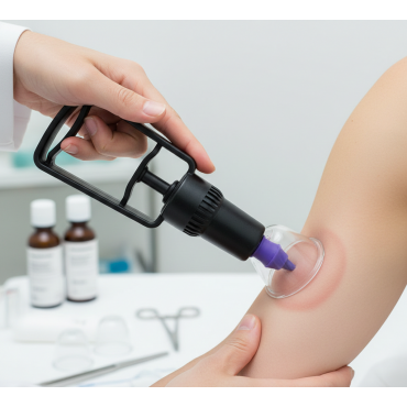 Hacamat Pompa 4 Parmak Siyah