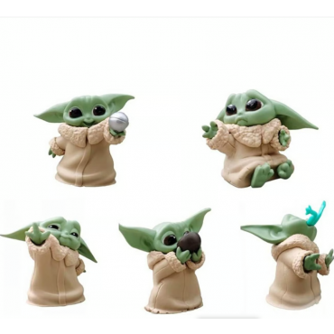 Mini Baby Yoda Figür 6 Adet
