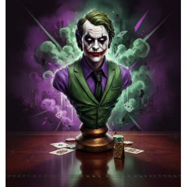 Polyester Joker Figür