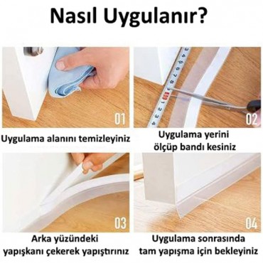 3 Metre Kapı Pencere Rüzgar İzolasyon Bandı 