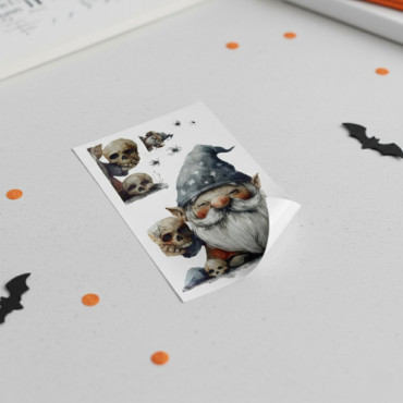 Halloween Temalı Duvar Stickerı - 3 Farklı Model - Cadılar Bayramı Dekoru - 57x24 cm 