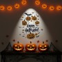 Halloween Temalı Balkabaklı Duvar Sticker Seti