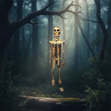 Ahşap İskelet Figürü 