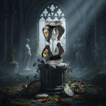 Polyester Kurukafa Kum Saati Model 1 