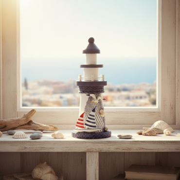 Ahşap Marin Deniz Feneri Model 5 