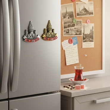 İstanbul Temalı Metal Magnet Model 1 