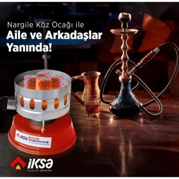 Yuvarlak Galvaniz Elektrikli Nargile Köz Ocağı