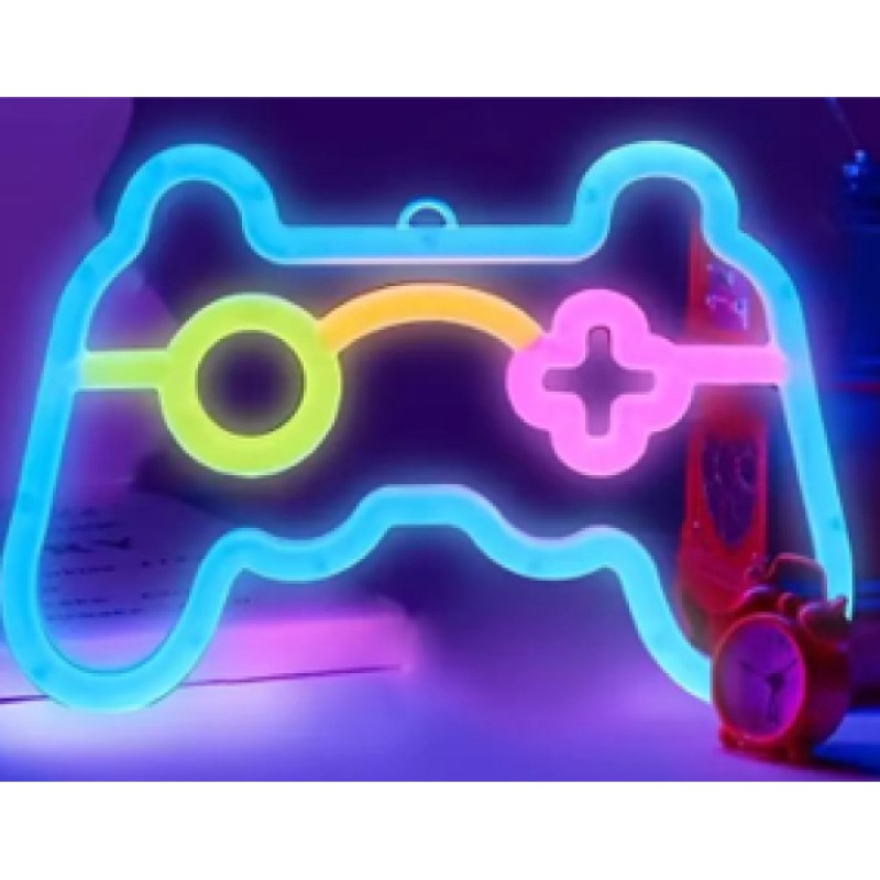 Oyun Konsolu Tasarımlı Neon Led  Oyun Konsolu Tasarımlı Neon Led