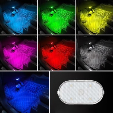 Dokunmatik Mini 6 LED RGB Işık 
