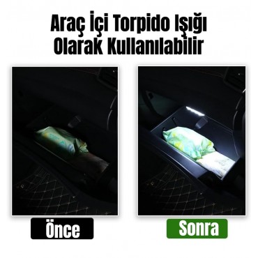 Dokunmatik Mini 6 LED RGB Işık 