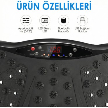 Bluetooth Bağlantılı Titreşimli Egzersiz Aleti 