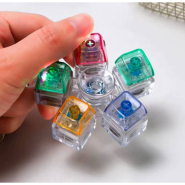 Mekanik Switch Klavye Stres Çarkı - Renkli Tuşlu Fidget Oyuncak