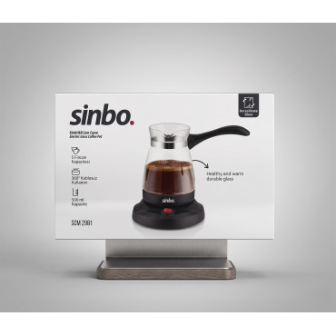 Kablosuz Cam Kahve Makinesi - 5 Fincan Kapasiteli -  500 ml.