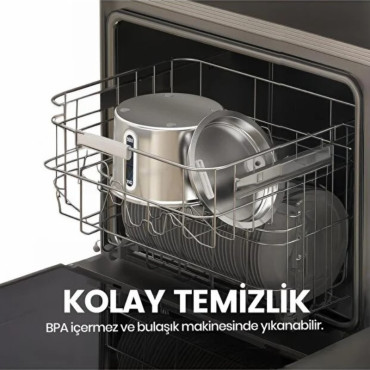 Evcil Hayvan Su Pınarı - Paslanmaz Çelik - 2.2 Litre Kapasite 