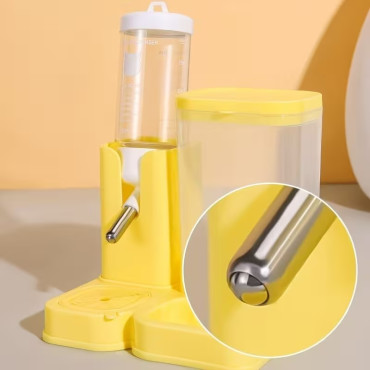 Hamster Mama ve Su Kabı - 2'si 1 Arada - 80 ml Su Haznesi 