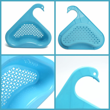 Lavabo Süzgeci - Plastik - Kuğu Tasarımlı - Drenaj Sepeti 