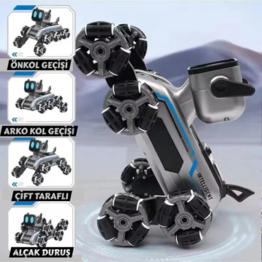 Akıllı Robot Köpek Oyuncak - Çok Yönlü Hareket Özelliği - Uzaktan Kumanda Kontrolü - El Hareketi Kontrolü 
