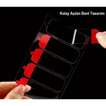 60 Parça Kolay Açılır Güçlü Çift Taraflı Bant 18mmx50mm