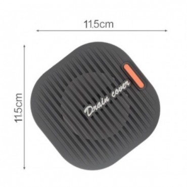 Süzgeçli Lavabo Gider Koruyucu Mat Gri