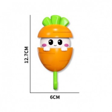 Havuç Tasarımlı Otomatik Açılan Yapışkanlı Askı