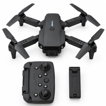 E88 Drone - Çift Kameralı - Wi-Fi Bağlantılı Katlanabilir Drone
