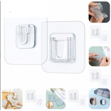 Geçmeli Klips Eşya Sabitleme Askısı 6lı Set