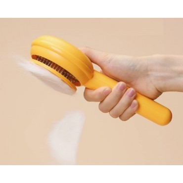 Hamburger Şekilli Otomatik Temizlenen Evcil Hayvan Tarağı