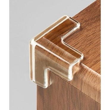 8'li Set Silikon Şeffaf Masa Kenarı Koruma Aparatı