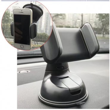 Araç İçi Torpido ve Cam Vakumlu Kısa Boy Telefon Tutucu 