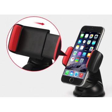 Araç İçi Torpido ve Cam Vakumlu Kısa Boy Telefon Tutucu 