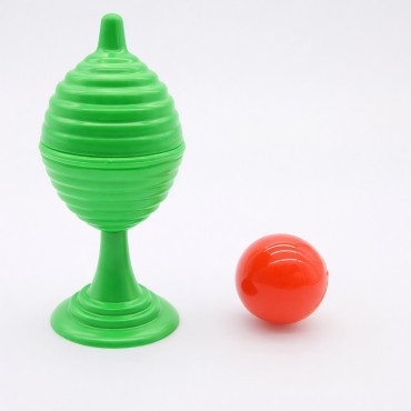 Yeşil Renk Sihirli Kupa Top Kaybetme Oyunu 7 cm