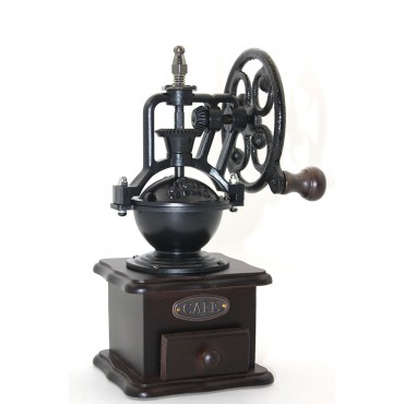 Retro Ahşap Kahve Değirmeni 