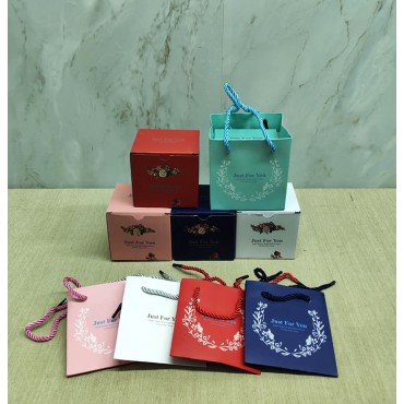 Romantik Gül Yüzük Kutusu Kare 