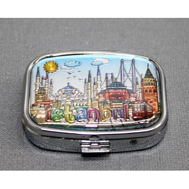 İstanbul Temalı İlaç Kutusu - Model 14