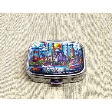 İstanbul Temalı İlaç Kutusu - Model 11