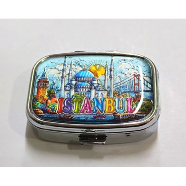 İstanbul Temalı İlaç Kutusu - Model 4