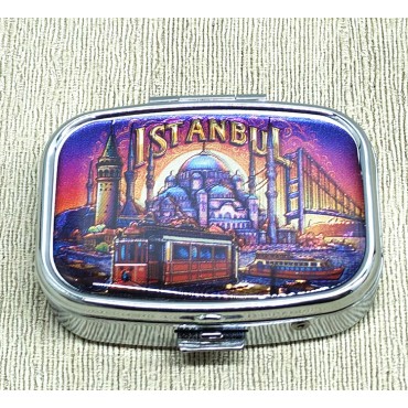 İstanbul Temalı İlaç Kutusu - Model 8
