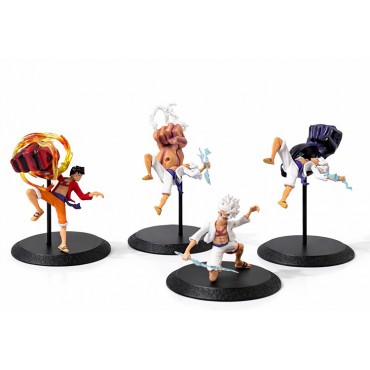 Anime One Piece Luffy Figürü 4'lü Set  