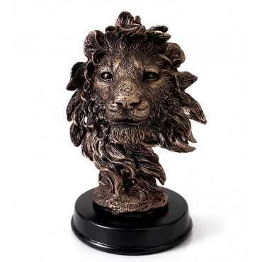 13x9 cm Polyester Aslan Büstü 