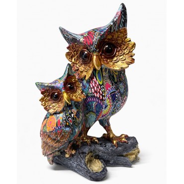 Özel Tasarım Polyester İkili Baykuş 