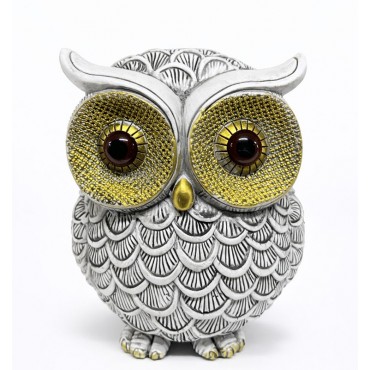 19x16 cm Polyester Baykuş Figürü 