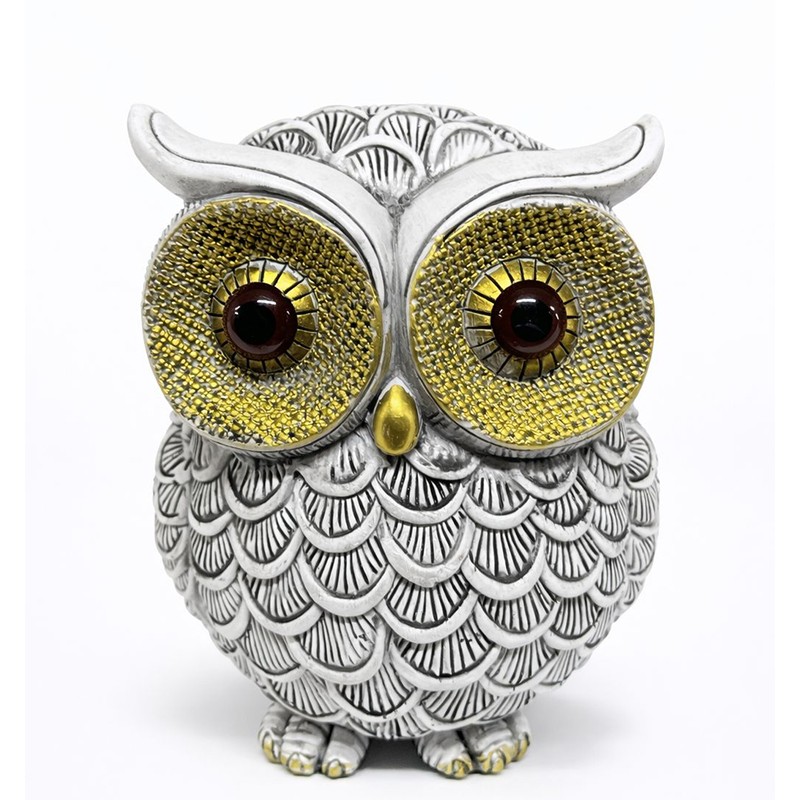 19x16 cm Polyester Baykuş Figürü 