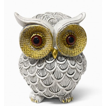 14x10 cm Polyester Baykuş Figürü 