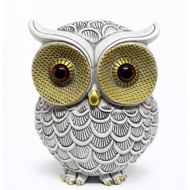 10x7 cm Polyester Baykuş Figürü 