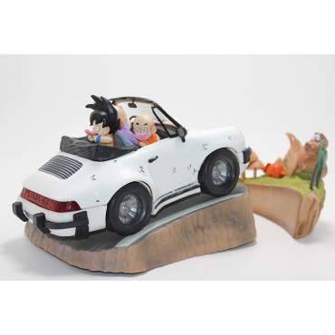 Anime Dragon Ball Son Goku, Kuririn, Usta Roshi Figürü 17 Cm 