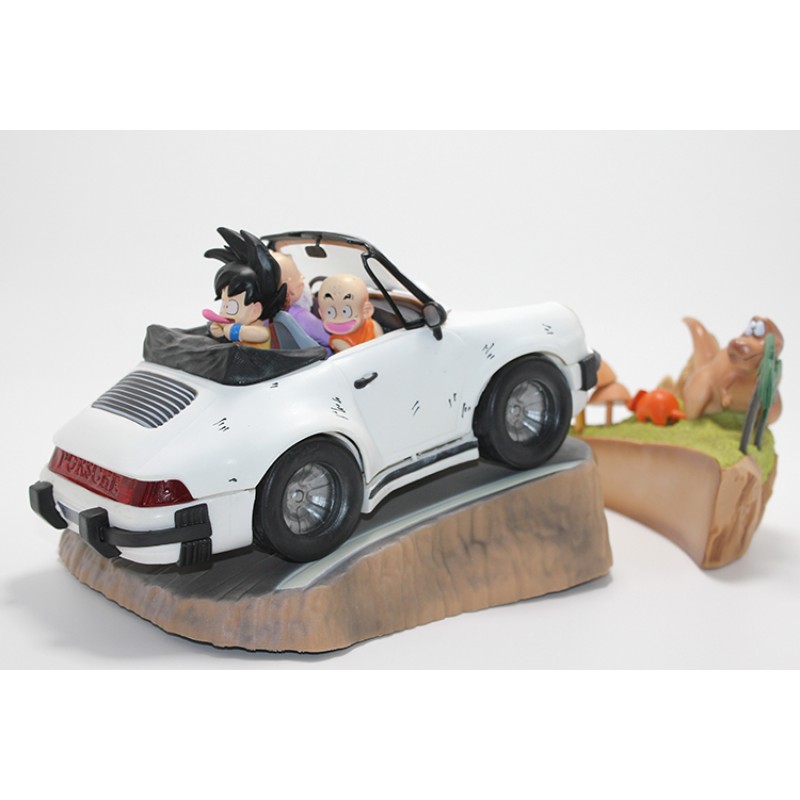 Anime Dragon Ball Son Goku, Kuririn, Usta Roshi Figürü 17 Cm 